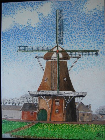 Record aantal bezoeken in molen tijdens kunstmarkt